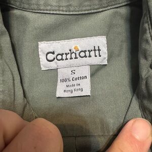 Vintage Carhartt Olive Cotton Shirt
